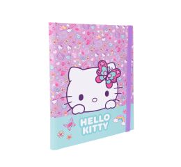 Desky na sešity A4 s širokou gumou - Hello Kitty vzor 2